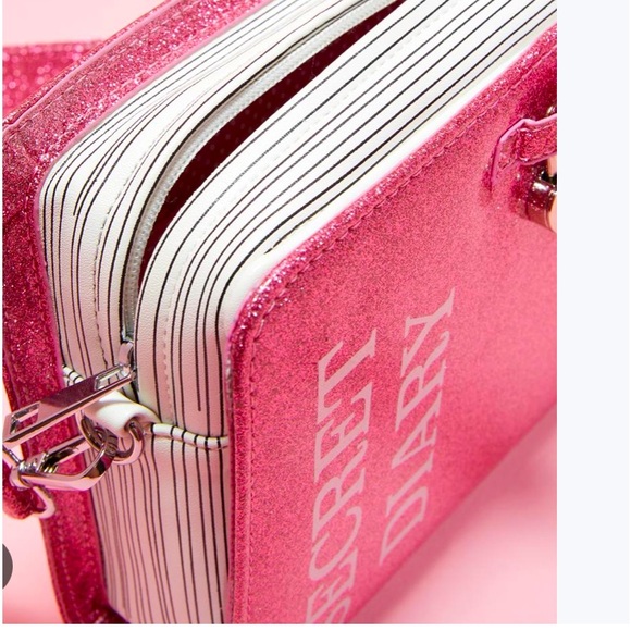 Sugar Thrillz Secret Diary Crossbody Shoulder Bag purse Pink NWT - Picture 12 of 16
